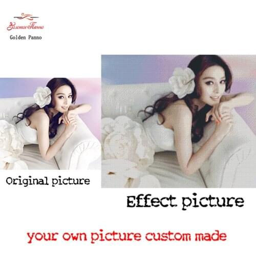 Photo Custom Diamond Painting Cross Stitch Full Square Picture of Rhinestone DIY Diamond Mosaic Diamond Embroidery Sale 09