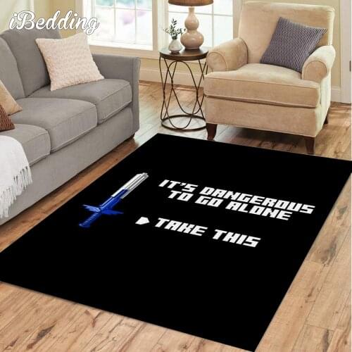 Playstation Gamer Carpet Large Carpets for Living Room Cartoon Kids Bedroom Play Floor Mat Teenager Room Decoration Rugs