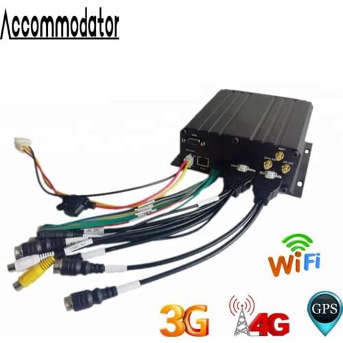 H.264 6 Channels WiFi GPS 3G 4G AHD 1080P HDD SD Card Vehicle Car Trailer Truck Taxi School Bus Mobile DVR