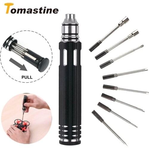 8 In 1 Hexagon Head Screw Driver Screw Driver Hex ScrewDriver Tools Set Kit RC Helicopter Car Supplies H1.5 H2.0 H2.5 H3.0