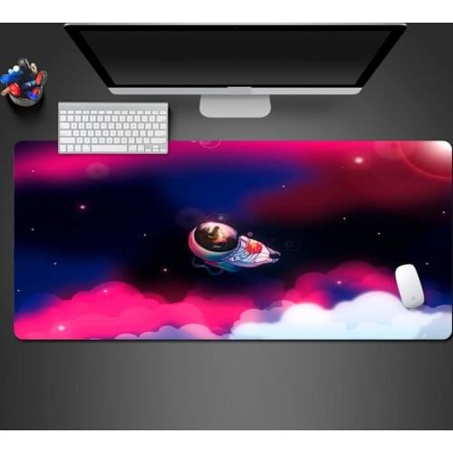 Advanced Fun Creative Mousepad Notebook Computer Keyboard Lock Edge Large Table Mat Natural Rubber Washable Special Mause Pads