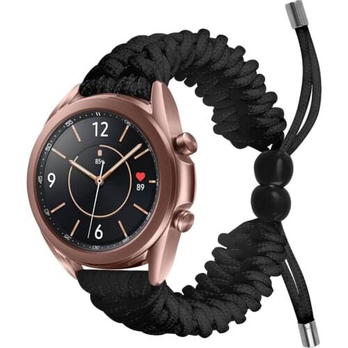 22mm 20mm Nylon Strap For Samsung Galaxy Watch 3 45mm 41mm Active 2 44mm 40mm Watchbands For Huawei Watch GT 2 Pro 46mm