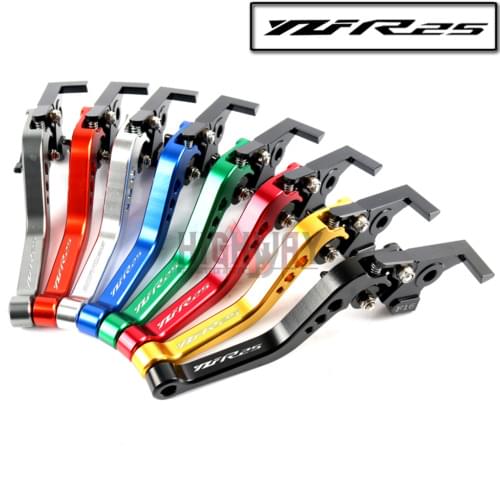 Motorcycle Brake Handle Bar Lever CNC Aluminum Short Adjustable Brake Clutch levers For Yamaha YZF-R25 YZF R25 2015-2016