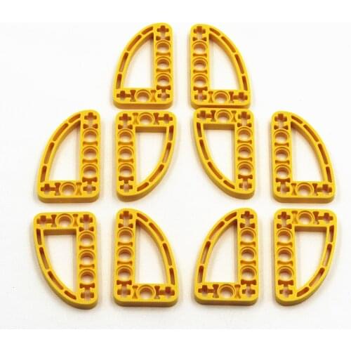Self-Locking Bricks -- MOC Building Blocks 20PCS HALFBEAM CURVE 3X5 compatible with Lego NOC4128554