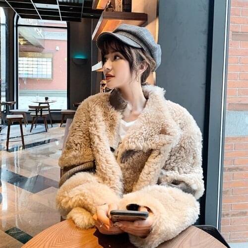 Super Quality Genuine Wool Fur Coat Autumn Winter Female Jacket 2020 Womens Sheepskin Coat Womens Clothing Abrigos Zjt1300