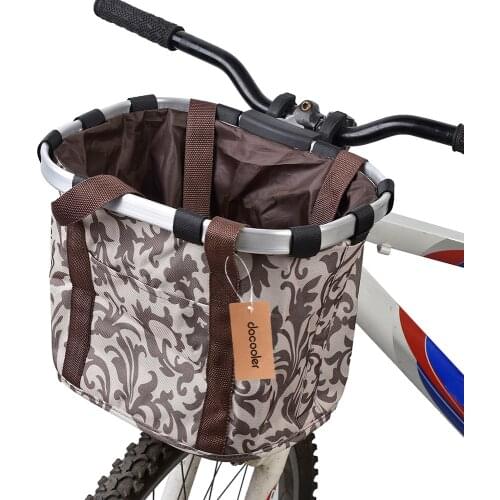 Bike Basket Mount Bicycle Front Pet Carrier Mounting Holder Pet Quick Release Cycling Front Basket Handlebar Adapter