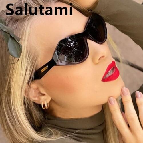Vintage New Brand Alloy Cat Eye Sunglasses For Women Irregular Polygon Gradient Elegant Sun Glasses Female 2021 Black Gray Shade