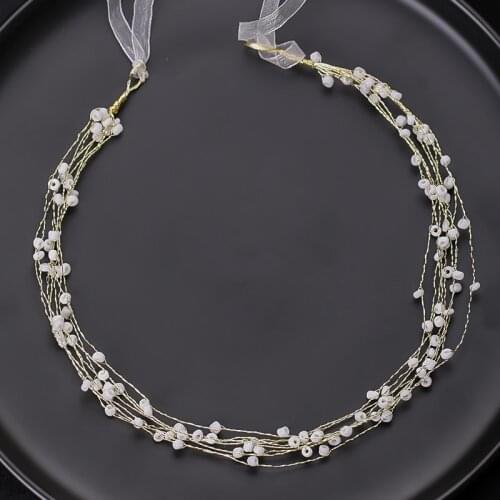 Gold Crystal Hair Accessories Handmade Headbands Hair Accessories Hairbands Bridal Wedding Hair Ornament Women Jewelry Headpiece