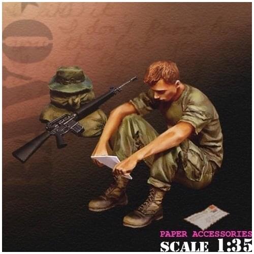 1/35 Resin Model Figure GK， Unassembled and unpainted kit