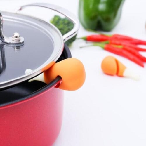 1pcs Creative Food Durable Anti-overflow Pot Rack Silicone Multi-functional Home Bracket Universial Kit Kitchen Cooking Supplies