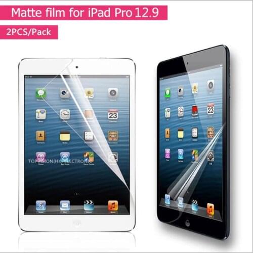 2PC/ Pack frosted anti glare matte screen protector for apple ipad pro 12.9 film fit 2015 2017 machine together protective guard