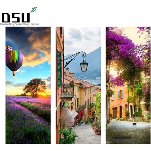 200*77cm Wall Stickers DIY Mural Bedroom Home Decoration Bedroom Poster PVC Waterproof 3D Door Sticker Imitation Decals