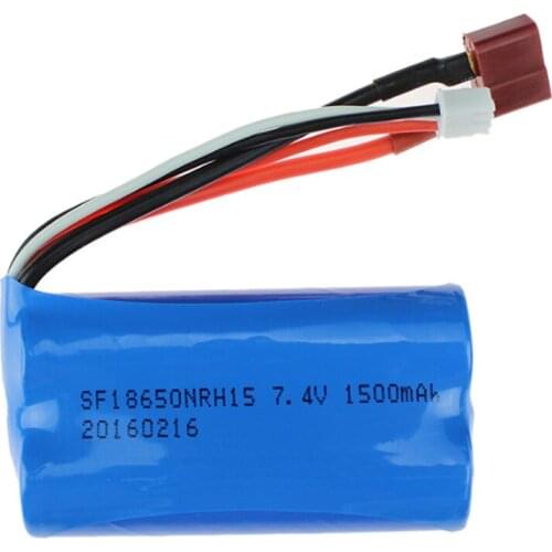 7.4V 1500Mah Lipo Battery For Wltoys 12423 12428 12401 12402 12429 Lipo Battery 2S 7.4 V 1500Mah