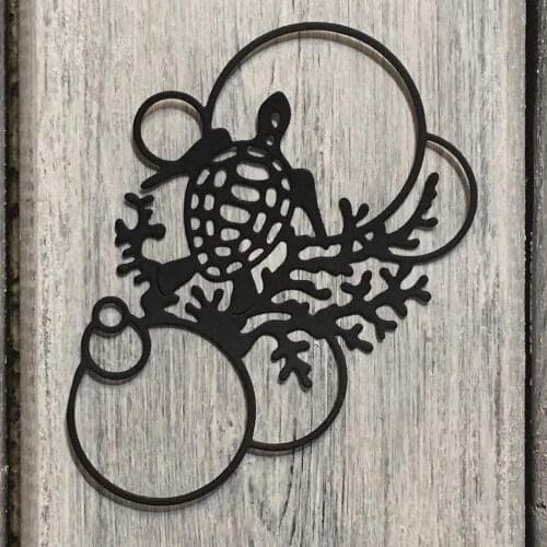 ArtScrap Sea turtle For Metal Cutting Stencils For DIY Scrapbooking Card Decorative Craft Embossing Die Cuts | Art: 225