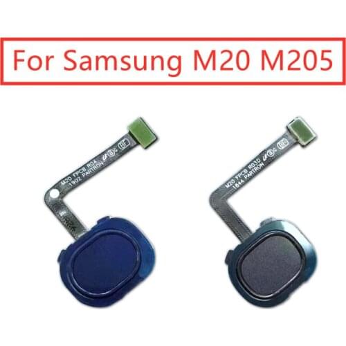 For Samsung Galaxy M20 M205 Fingerprint Scanner Flex Cable Touch Sensor ID Home Button Return Ribbon Flex Cable Repair Parts