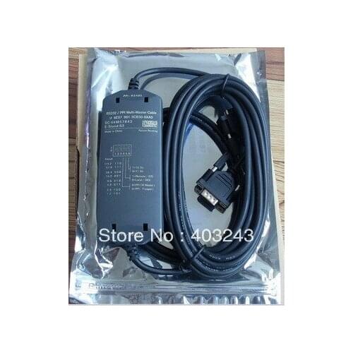 Isolated PC-PPI+ RS232 PLC Programming Cable for Siemens S7-200, No Need Driver, 6ES7 901-3CB30-0XA0, Win7