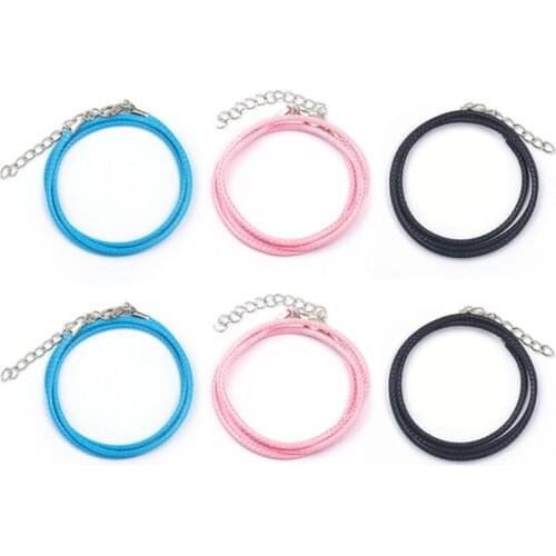 6pcs 45cm leather bracelet fashion jewelry fit bead charms cute bangle pendant for women gift high quality bracelets