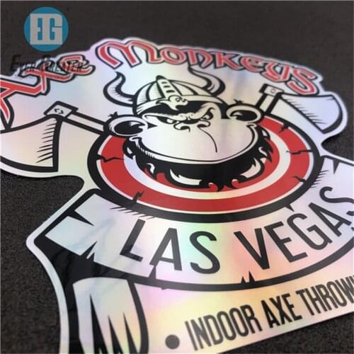 Best Selling Custom Make Your Own Hologram Sticker Waterproof Die Cut Hologram Sticker