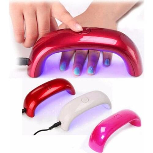 9W Mini USB LED Nail Dryer Curing Lamp Cute Shape Portable UV Gel Nail Polish Energy-saving Low Power Nail Lamp Dryer Machine