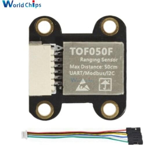 TOF050F TOF200F TOF400F Laser Range Sensor Module 50cm/2M/4M Distance I2C IIC Interface Serial Port Modbus For Arduino/Robot