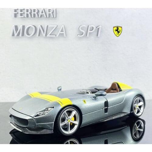 Bburago New 1:24 FERRARI Monza Sp1 Alloy Car Model Collection Gift Toy Die Cast Alloy Model