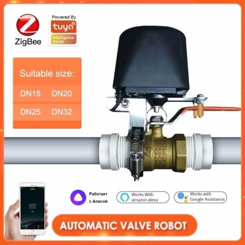 Tuya valve robot Smart WIFI Water/Gas valve support Manipulator valve tap smart life APP remote control compatible alexa google