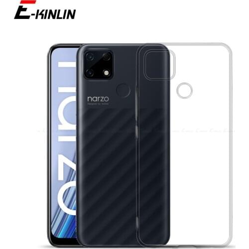Clear Ultra Thin Slim Soft Silicone Back Cover For Realme Narzo 30 20 10 Pro 30A 20A 10A Shockproof TPU Phone Case