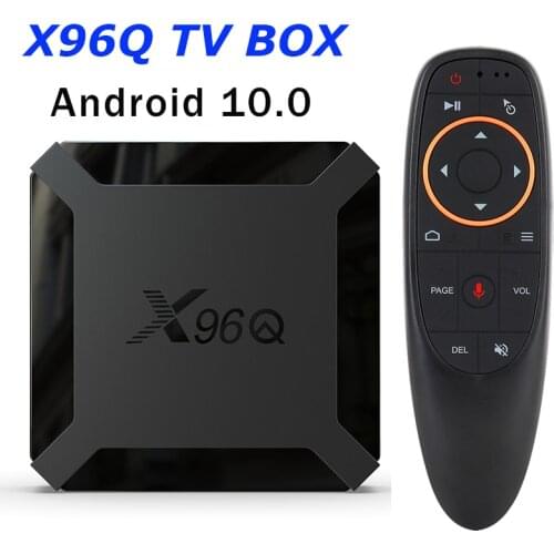 X96Q TV Box Android 10.0 Allwinner H313 Quad Core 2GB 16GB TVBOX 2.4G Wifi android tv 4k X96 Media Player Set Top Box VS t95 max