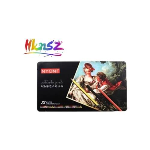 NYONI 12/24/36/48/72/100 color water-soluble colored pencilspencils Colored Pencils Colour Pencil