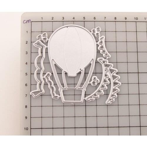 Reunion Hot Air Balloon Metal Cutting Dies Scrapbooking Craft Mold Cut Die Stencil Handmade Paper Card Make Template