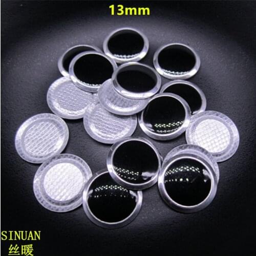 Iron Studs Round AA Nailhead Hot-Fix Clothing Rivets Black In Silver Metal Punk Spikes 13Mm Aluminum Studs For Bags SINUAN