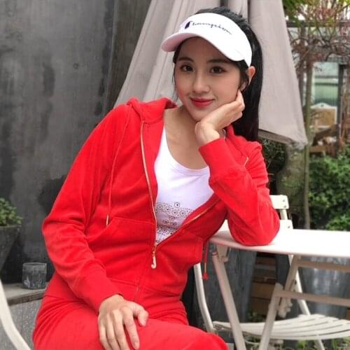 Ladies Long Sleeve Hooded Top High Waist Pants Suit Sportswear Ladies S-2XL Ladies Spring Autumn Velvet Suit Sports Suit Casual