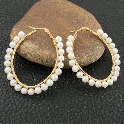 Stainless Steel Women Hoop Earrings In Jewelry Gift Fashion Wholesale Joyas De Acero Inoxidable Para Mujer EFGZBUAG