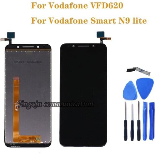 5.34" For Vodafone smart N9 lite LCD touch screen digitizer Assembly for vodafone VFD620 vf 620 vfd 620 lcd display Repair parts