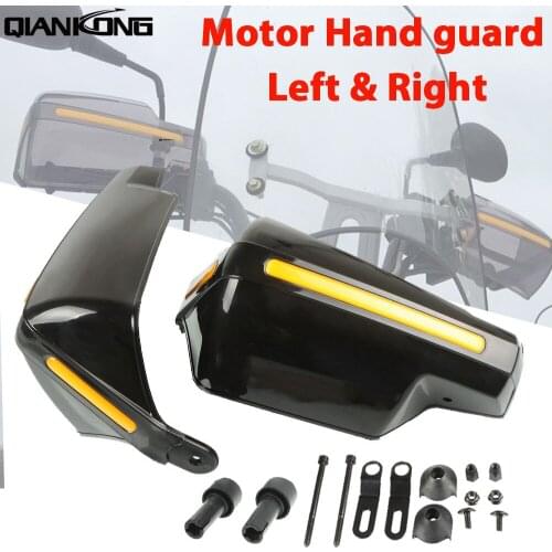 1 Pair Universal Motorcycle Handguards Protectors Pattern Hand Guard Black Color For Kawasaki KX250F KX250 KX450F KLX450R KX250F