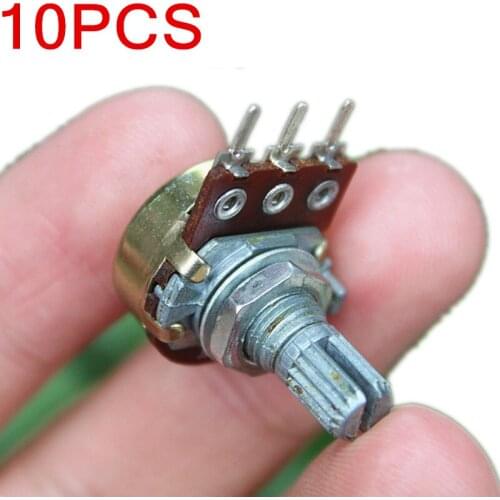10PCS/LOT 5K with step potentiometer Single adjustable resistor Remote stepper with mechanical stepper potentiometer