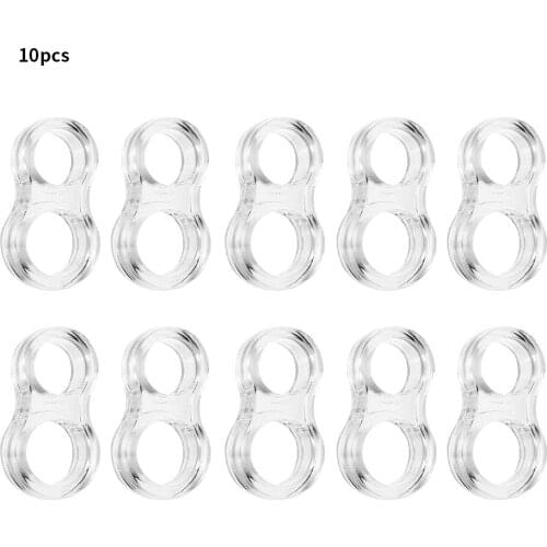 10PCS Transparent Door Stop Door Handle Buffer Baby Safety Children Protection Walls And Furniture Door Stopper Kitchen Bedroom