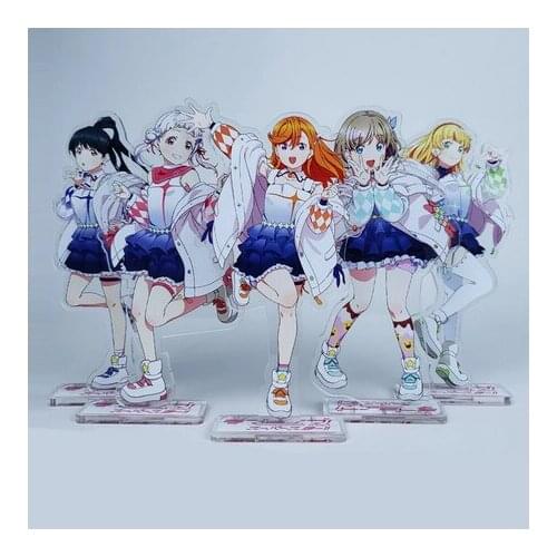 15CM Anime LoveLive!SuperStar!! Shibuya Kanon Tang Ke Ke Arashi Chisato Acrylic Stand Figure Model Plate Toy Desktop Decor