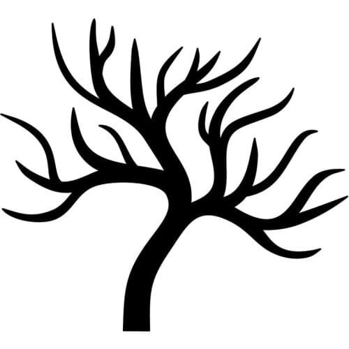 17.2X15.5CM Fall Tree Creative Art Car Stickers Decals Trunk Bumper Decoration