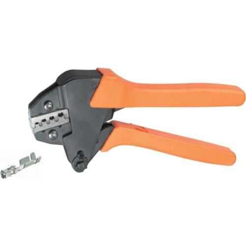 20-13AWG 1.0/2.5mm² Non-insulated Tabs and Receptacles Ratchet Crimping Plier