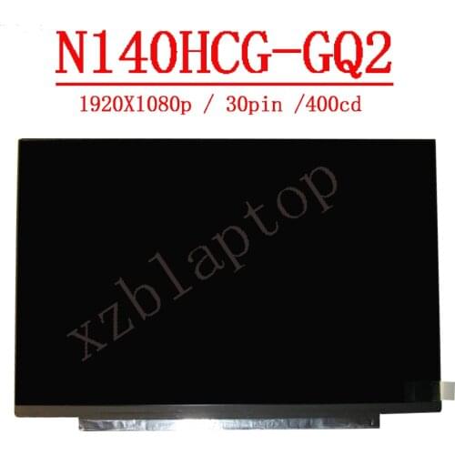 72% color LCD 01YN156 N140HCG-GQ2 fit NE140FHM-N61 N140HCA-EBA B140HAN03.1 NV140FHM-N61 FOR LENOVO T490S T490 Luminance 400cd/m²
