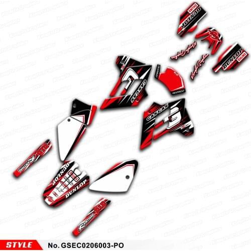 AFTERMARKET Personalized Stickers for Gas Gas EC 125 200 250 300 2002 2003 2004 2005 2006 FSE 400 450, Style No. GSEC0206003-PO