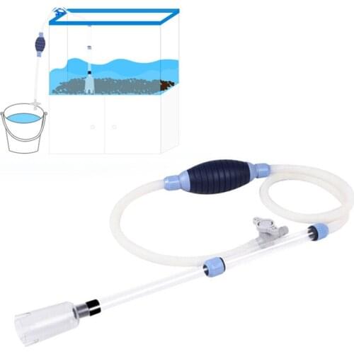 Electric Fish Tank Vacuum Cleaner Syphon Operated Gravel Water Filter Cleaner Sand Washer