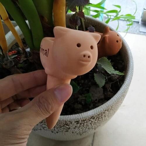 Animal Shape Ceramic Automatic Water Seepage Device Dripper For Flower Plants Irrigation Lazy Flower Watering Device Drip Device