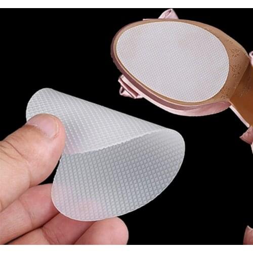 KLV 1 pair Non Slip Insole Forefoot High Heels Sticker Shoe Pads Sole Protector Self Adhesive