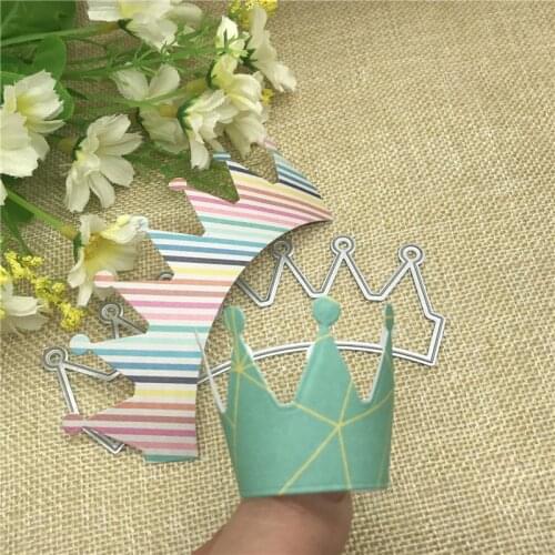 Crown headdress ornaments Metal Cutting Dies Stencils Die Cut for DIY Scrapbooking Album Paper Card Decorative Crafts Party