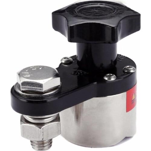 1Pcs Magnetic Welding Ground Clamp Holder 30kg Force Small M6H2 64x36x60mm High Strength Welding Tool 200A