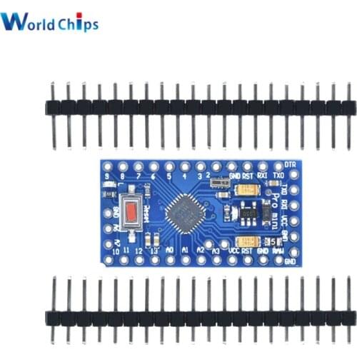 10Pcs Atmega328P Pro Mini 328 Mini Atmega328 5V 16MHz 5V 16M Board Module For Arduino Compatible With Nano Micro Controller
