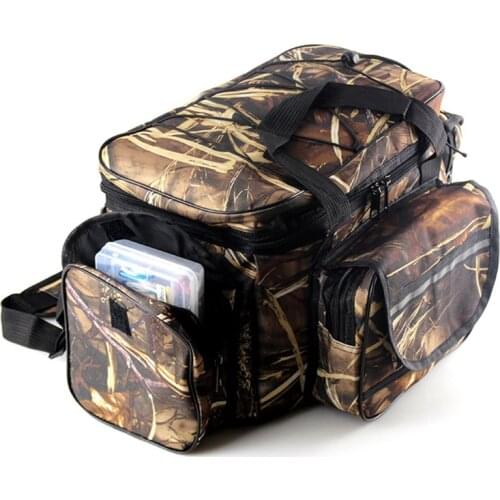 2021 New Outdoor Camouflage Backpack Large Capacity Fishing Tackle Bag Travel Hunting Shoulder Bags