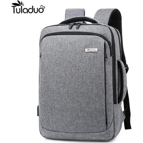 New Men Multifunction Anti Theft Backpack Laptop Usb Charging Backpacks Bookbag Waterproof Male Schoolbag Business Travel Bags